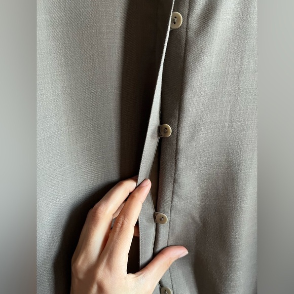 Eileen Fisher 100% Wool High Collar Top Size M - Picture 4 of 10